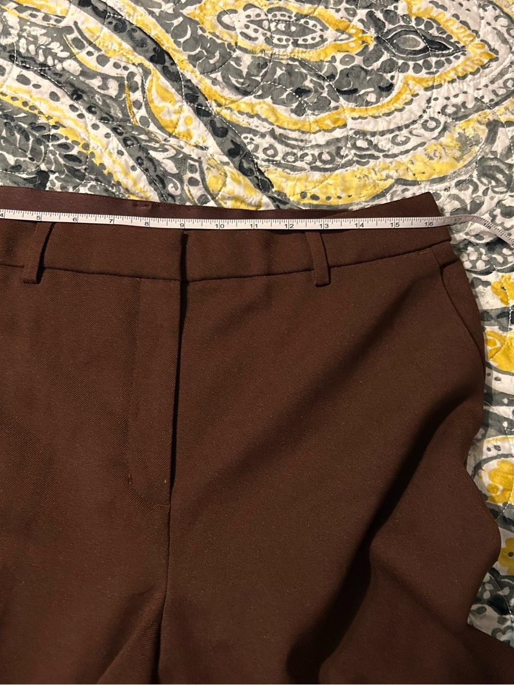 Express Womens Brown Tailored Trousers - Picture 7 of 8